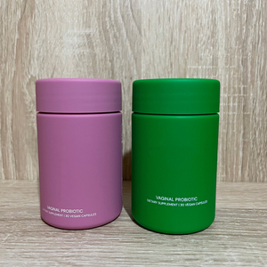 Customized HDPE Soft Touch Pill Bottle