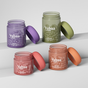 Translucent Plastic PET Pill Container