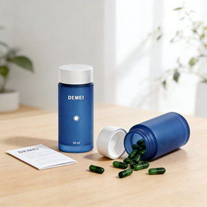 Luxury Glass Capsule Container