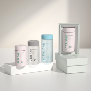 Custom Plastic Supplement Container