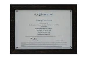 Dun and Bradstreet Certificate 2018